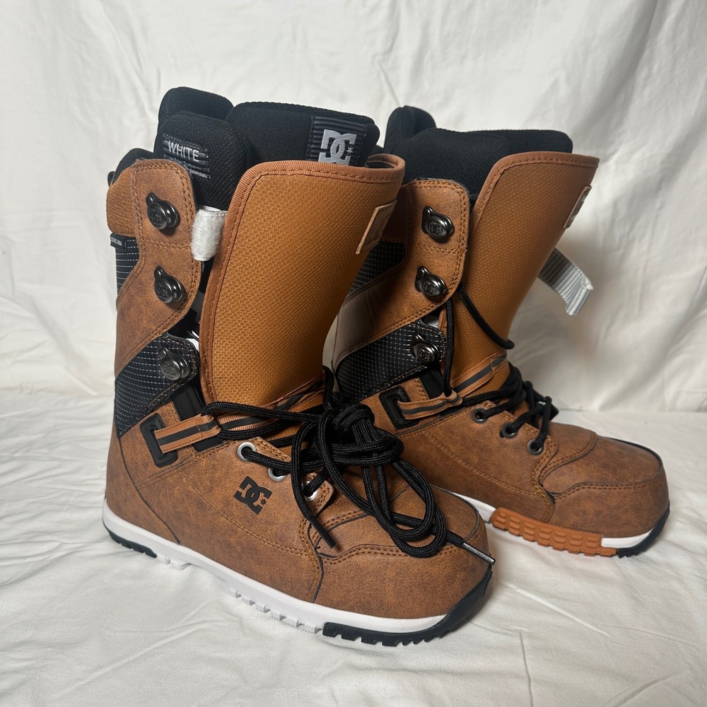 DC Mutiny 2020 Mens Snowboard Boots Brown Black Shaun White Size 8.5